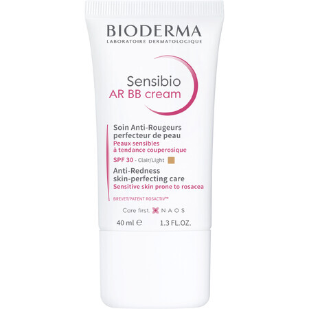 Bioderma Sensibio AR BB cream pentru ten sensibil și înroșit 40 ml