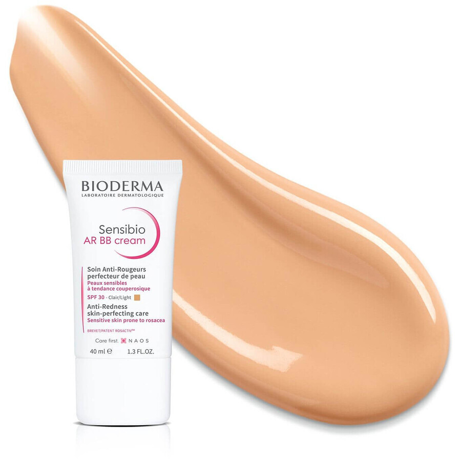 Bioderma Sensibio AR BB cream pentru ten sensibil și înroșit 40 ml