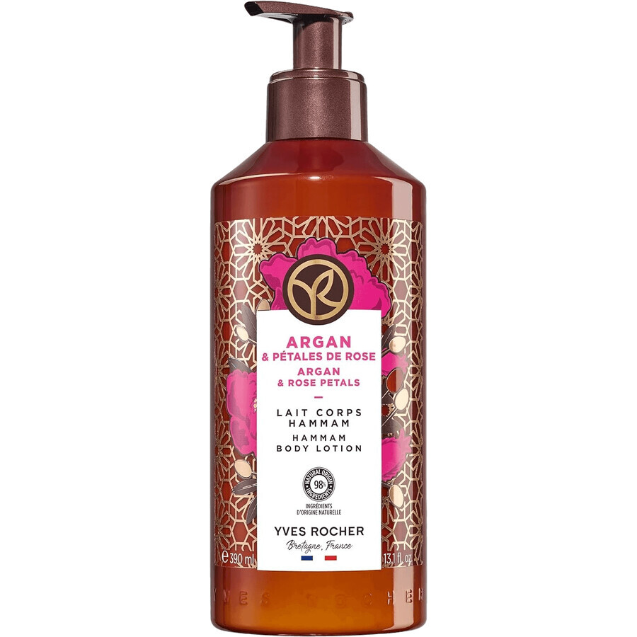 Yves Rocher Körperlotion Argan und Marokkanische Rose 390 ml