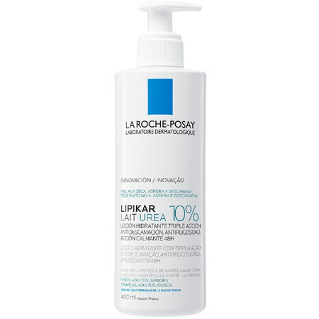 La Roche-Posay Lipikar 10% UREA Körperlotion für sehr trockene, raue und schuppige Haut 400 ml