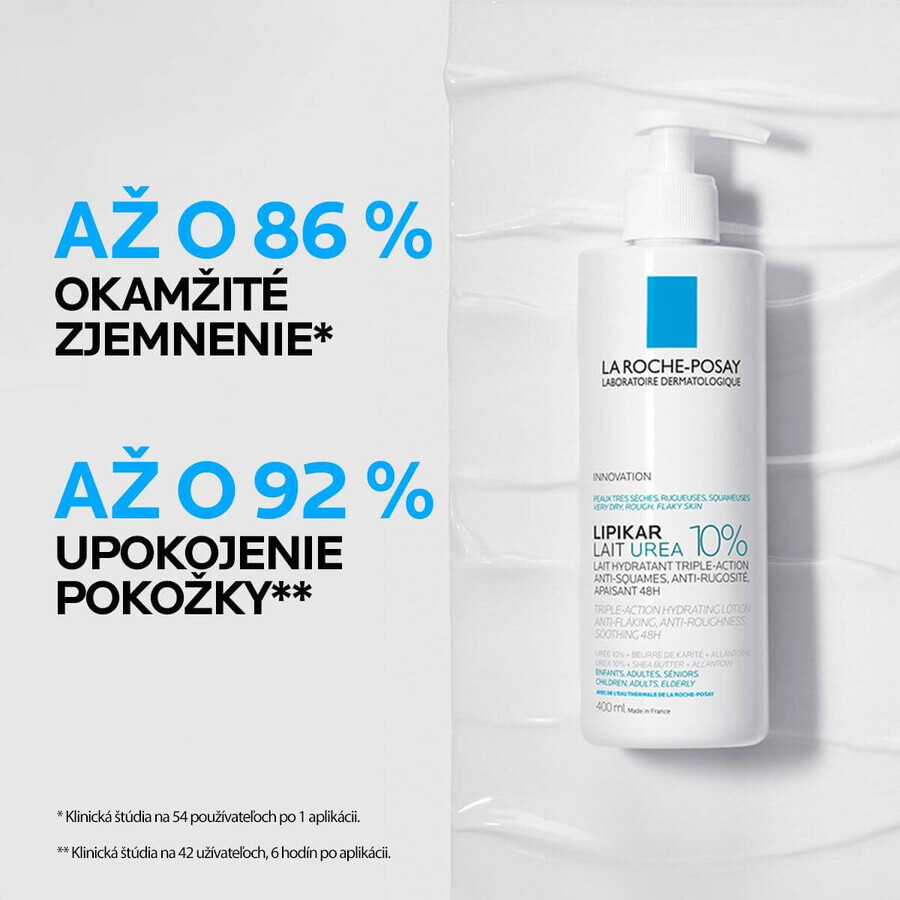 La Roche-Posay Lipikar 10% UREA Körperlotion für sehr trockene, raue und schuppige Haut 400 ml