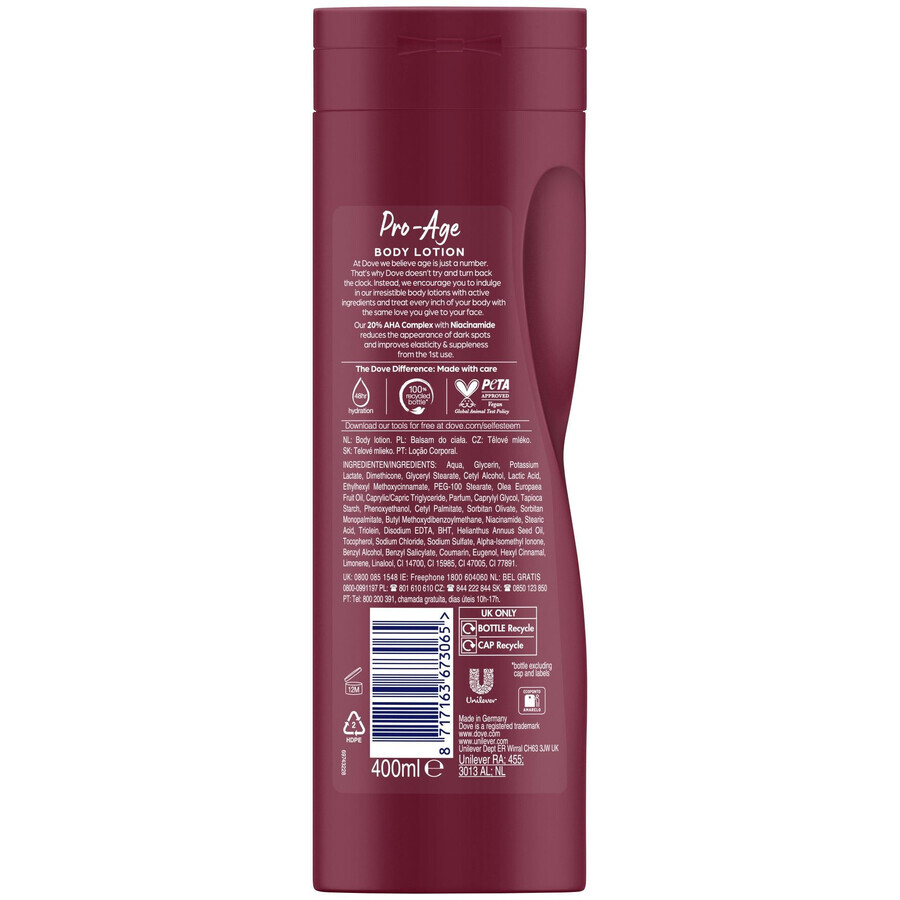 Loțiune de corp Dove Pro-Age 400 ml