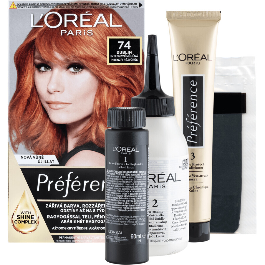 L'Oréal Paris Hair Color Féria Préférence Nuanță: 74 Dublin