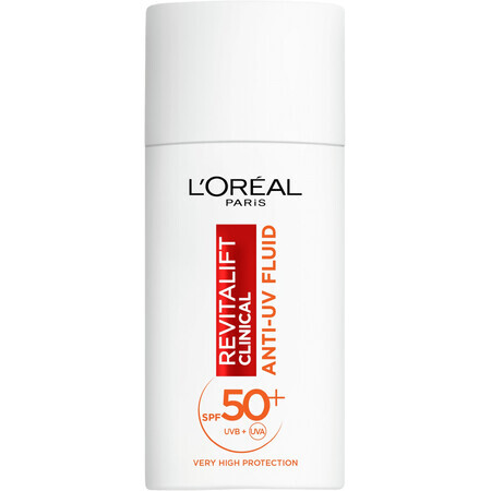 L'Oréal Paris Revitalift Clinical daily anti-UV ultra-high protection daily fluid mit SPF50+ und Vitamin C 50 ml