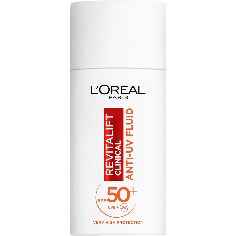 L'Oréal Paris Revitalift Clinical fluid zilnic anti-UV cu protecție foarte ridicată cu SPF50+ și vitamina C 50 ml