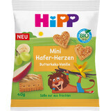 HiPP Organic Fruit and Cereal Hearts Biscuits with butter-Vanilla 40 g