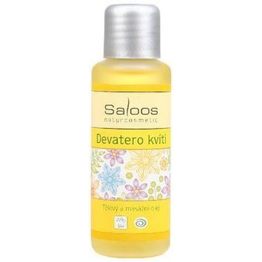 Saloos Huile de massage et de corps aux neuf fleurs 50 ml