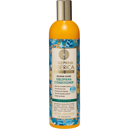 Natura Siberica Sea Buckthorn Conditioner pour tous types de cheveux volume maximum 400 ml