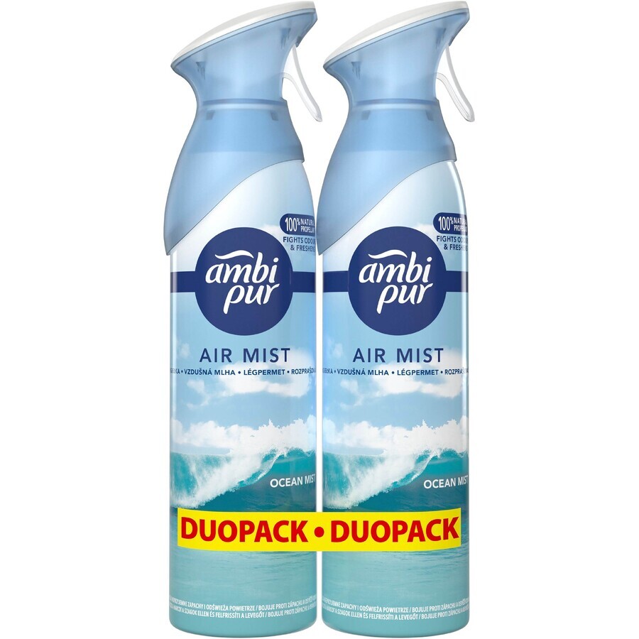 AmbiPur Ocean Mist Spray deodorant 2 x 185 ml