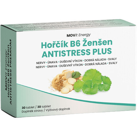 Movit Energy Magnesio B6 Ginseng Antistress Ginseng PLUS 30 compresse