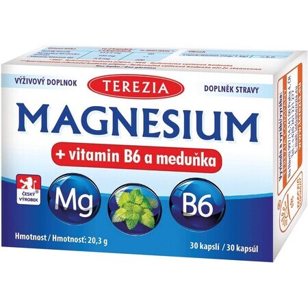 Theresa Magnesium + Vitamin B6 und Zitronenmelisse 30 Kapseln