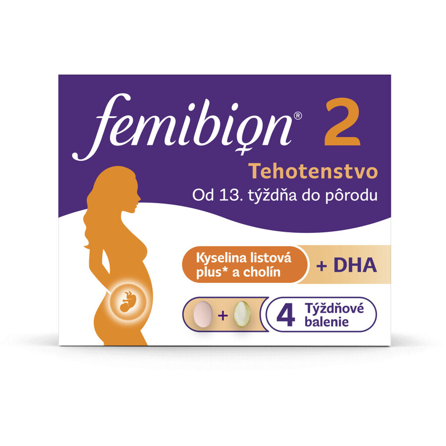 Femibion 2 Pregnancy, 28 Tabletten und 28 Kapseln