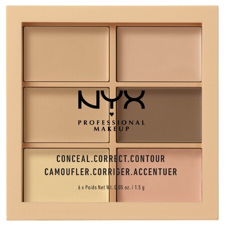 NYX Professional Makeup 3C Palette Concealer Hell 15 g