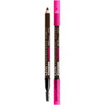 NYX Professional Makeup Powder Louder Brow Pencil Creion pentru sprâncene, maro închis