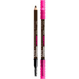 NYX Professional Makeup Powder Louder Brow Pencil Brauenstift, dunkelbraun