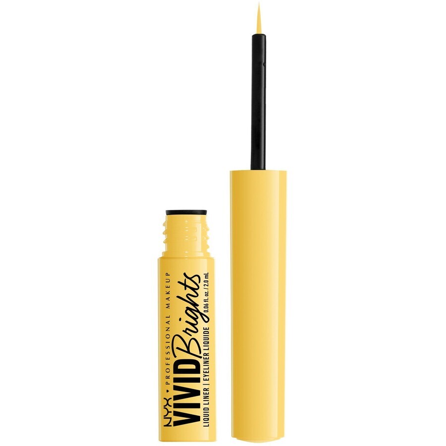 NYX Professional Makeup Vivid Vivid Bright Liquid Liner 03 Had Me At Yellow eyeliner liquido, 2 ml