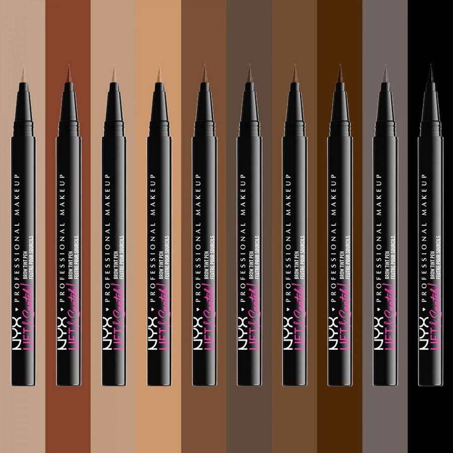 NYX Professional Makeup Lift N Snatch Brow Tint Brow Tint Pen Brow Fixer - 07 Brunet 1 ml