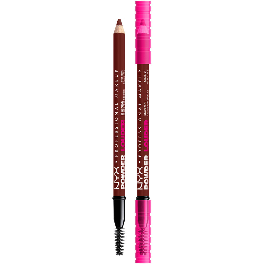 NYX Professional Makeup Louder Brow Pencil Crayon à sourcils en poudre, cerise noire