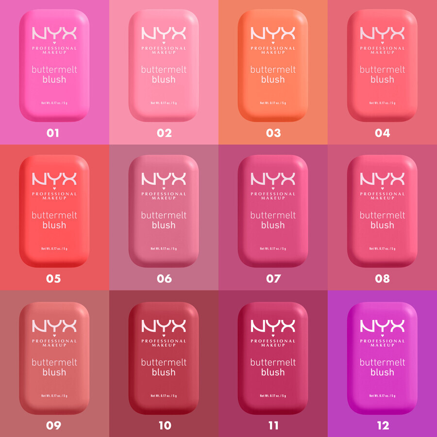 NYX Professional Makeup Buttermelt Blush 04 U Know Butta Puder erröten