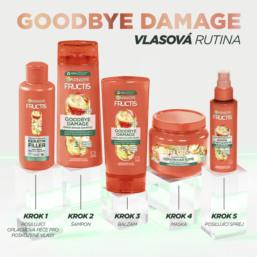 Garnier Fructis Fructis Goodbye keratin damage hair pump hair mask 320 ml