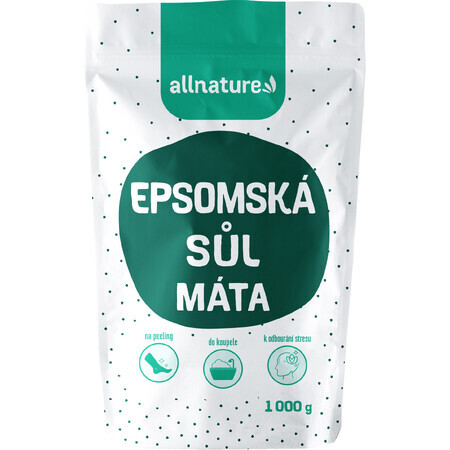 Allnature Sare Epsom Mentă, 1 x 1000 g