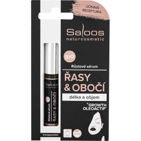 Saloos Bio suero para pestañas y cejas 7 ml