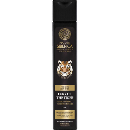 Natura Siberica Men Energizing Body and Hair Shampoo 2in1 Fury of the Tiger 250 ml