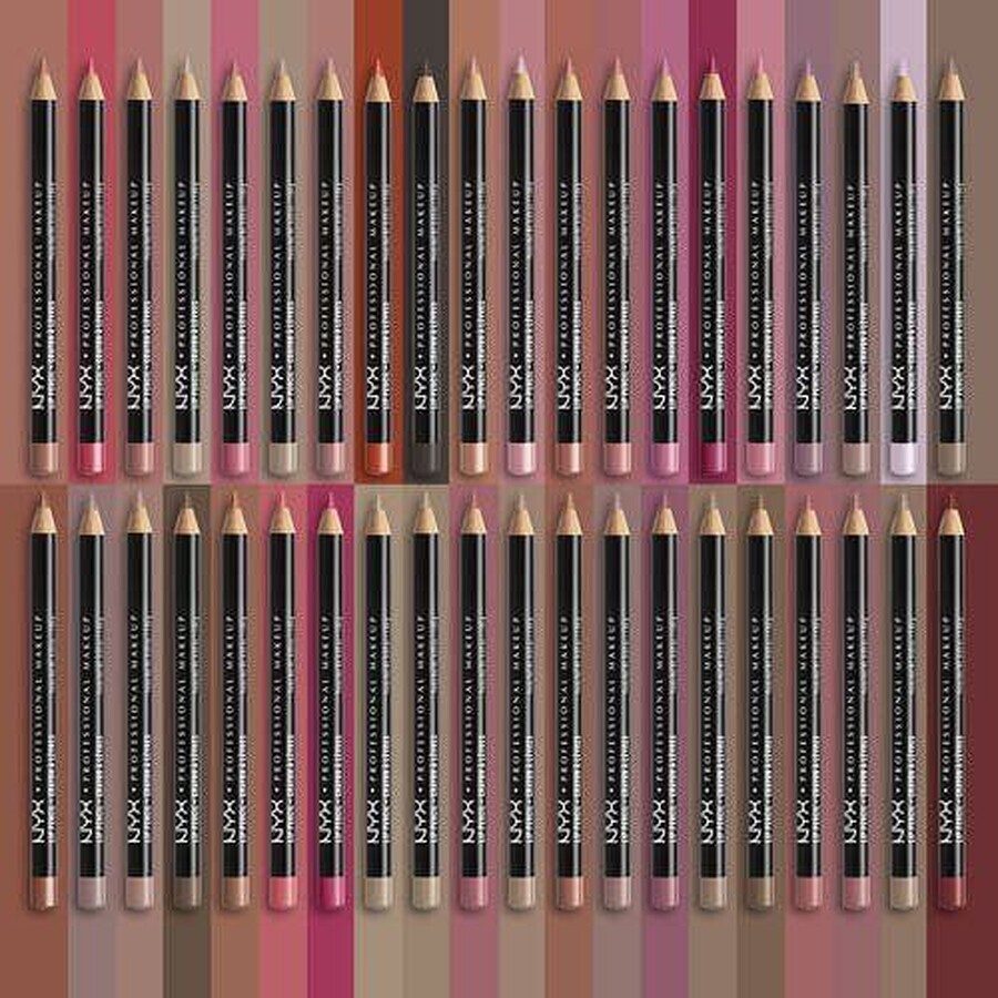 NYX Professional Makeup Slim Lip Pencil Creion contur buze - roz pal 1 g