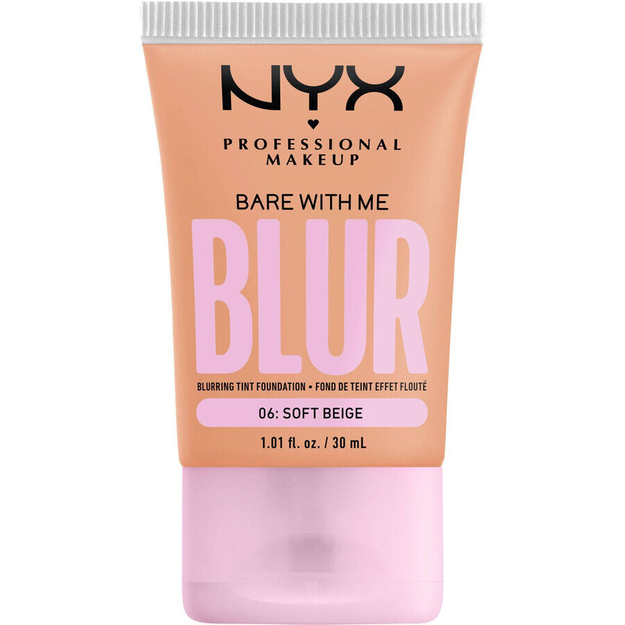 NYX Professional Makeup Bare With Me Blur Tint 06 Soft Beige Make-up, 30 ml