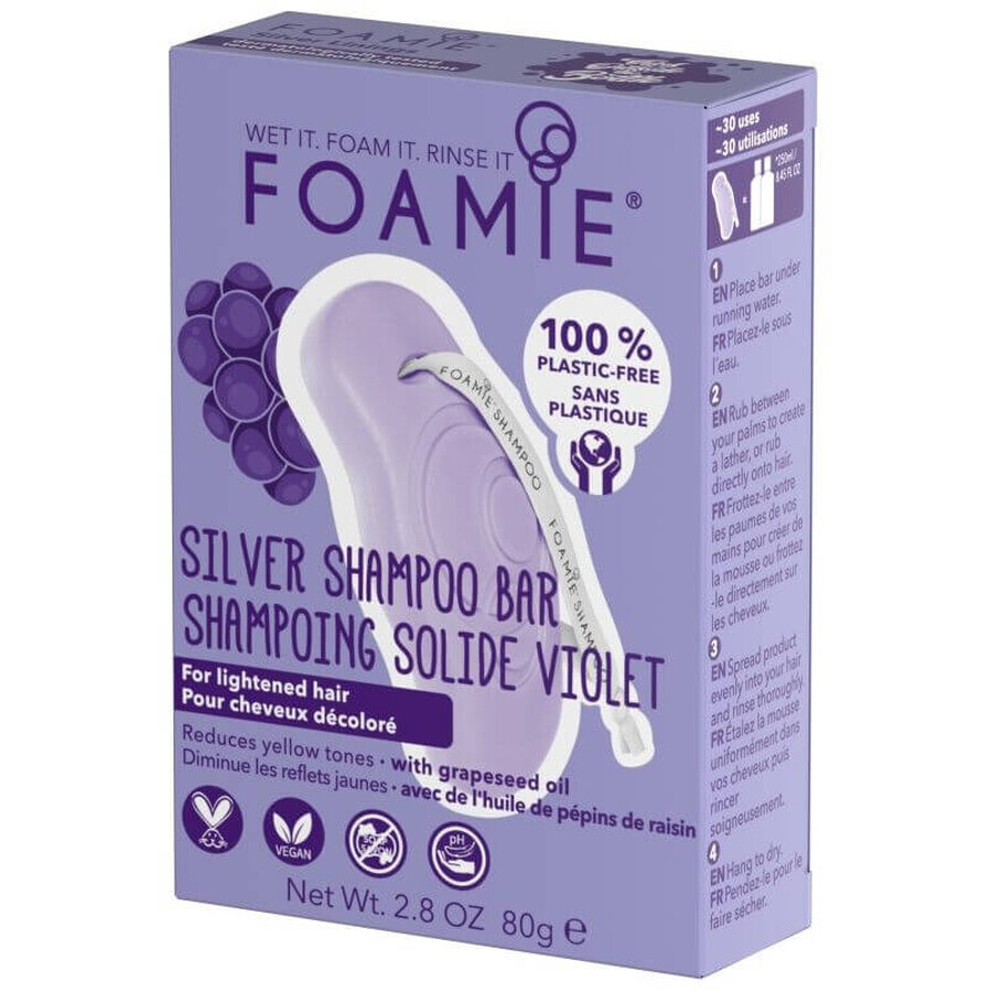 Șampon Foamie Bar Silver Linings 80 g