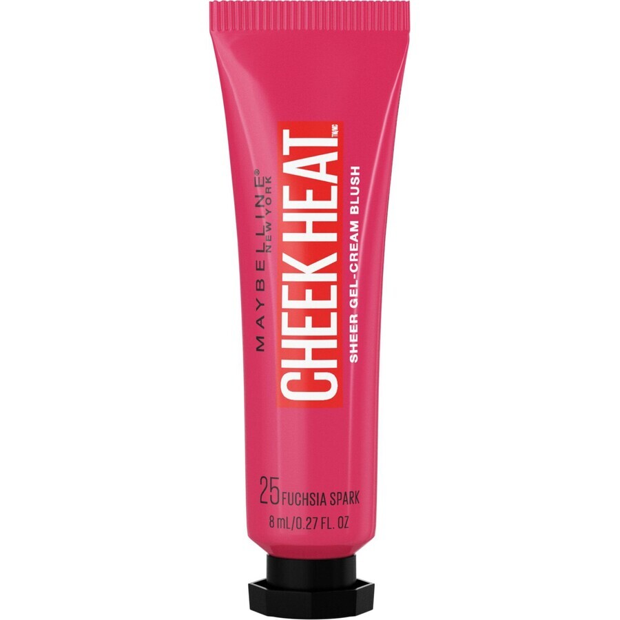 Maybelline New York Cheek Heat 25 Fuchsia Spark Gel-Cream Rouge 8 ml