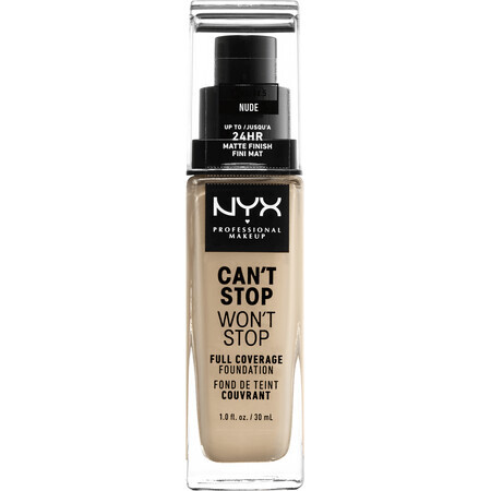 NYX Professional Makeup NYX Professional Makeup Can't Stop Won't Stop 24 Stunden Foundation Hohe Deckkraft Makeup Rouge - 6.5 Nude 30ml