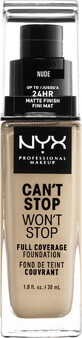 NYX Professional Makeup NYX Professional Makeup Can&#39;t Stop Won&#39;t Stop 24 Stunden Foundation Hohe Deckkraft Makeup Rouge - 6.5 Nude 30ml