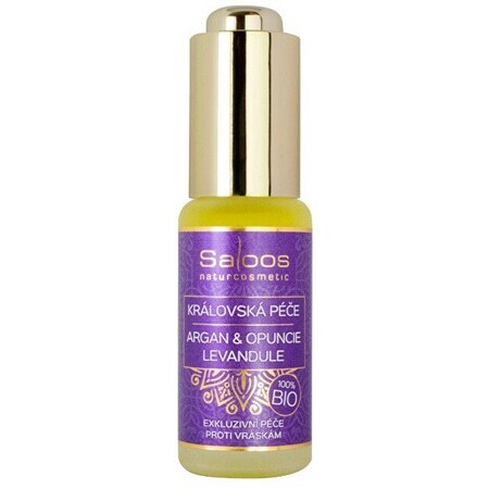 Saloos Ssloos Ssloos Argan & Kaktusfeige Lavendel 100% biologisch - Bio royal care 20 ml