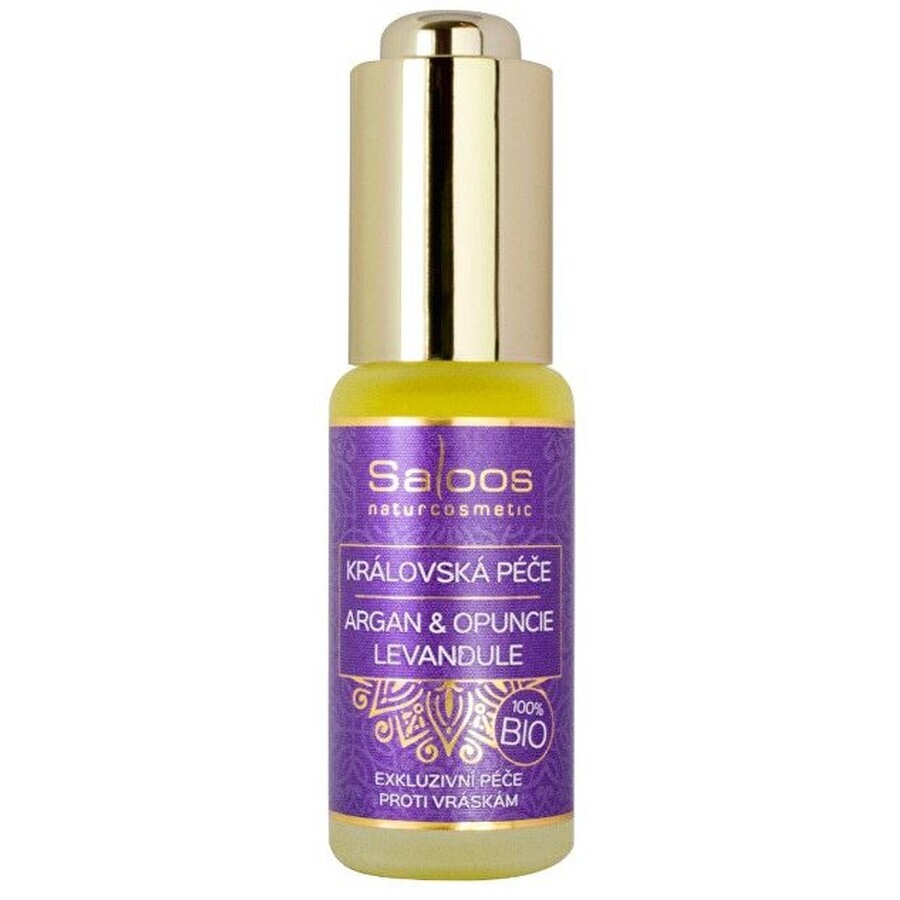 Saloos Ssloos Argan & Prickly Pear Lavandă 100% organică - Bio royal care 20 ml