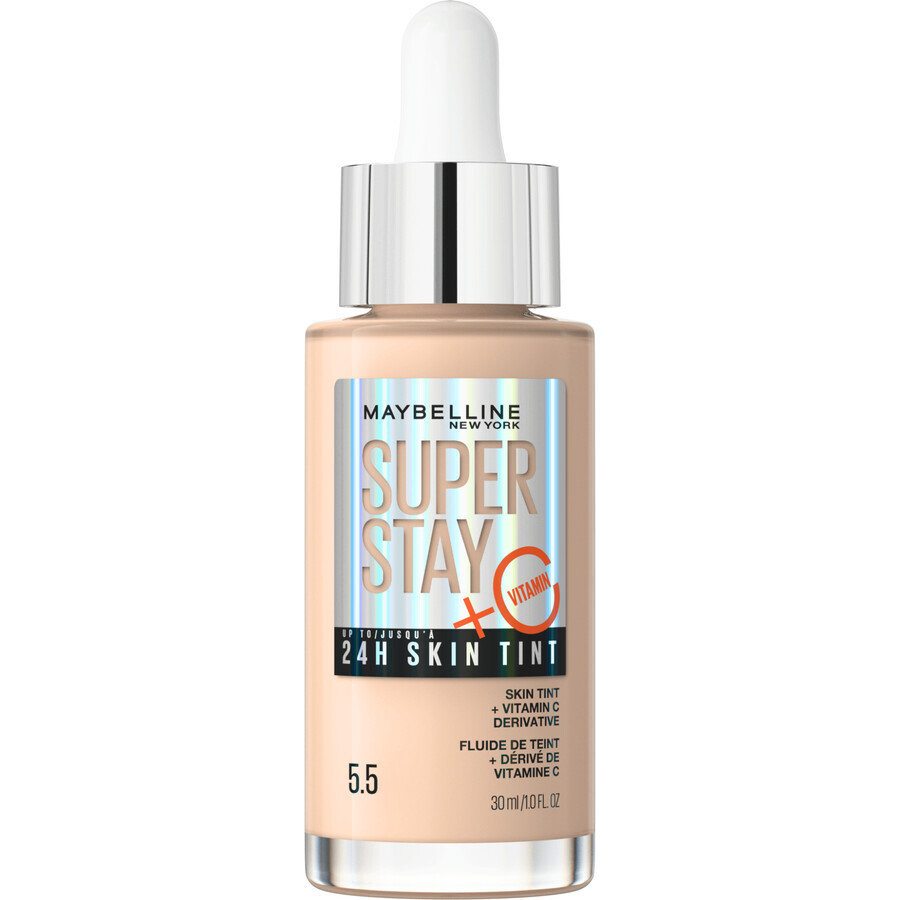 Maybelline New York Super Stay Vitamin C Vitamin C Hauttönung 5,5 ser getönt, 30 ml