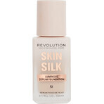 Revolution Skin Silk Silk Serum Foundation Foundation F2 Makeup 23 ml