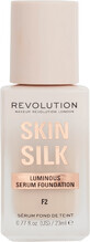 Revolution Skin Silk Silk Serum Foundation Foundation F2 Makeup 23 ml