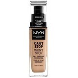 NYX Professionele Make-up NYX Professionele Make-up Can't Stop Won't Stop 24-Hour Make-up met hoge dekking - 09 Olijf Medium 30ml