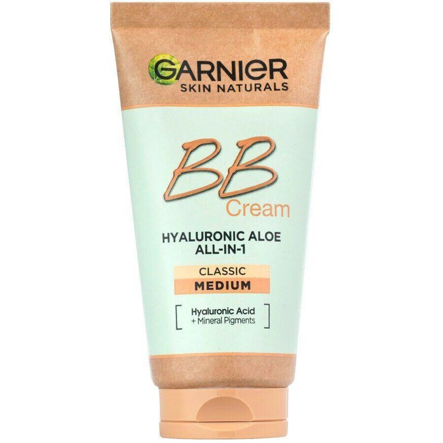 Garnier Skin Naturals Hyaluronic Aloe All-in-1 BB Creme mittel, 50 ml