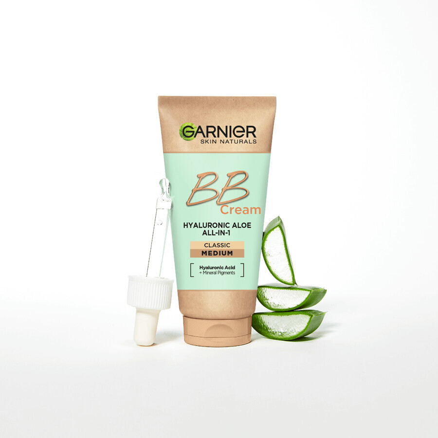 Garnier Skin Naturals Hyaluronic Aloe All-in-1 BB cream mediu, 50 ml