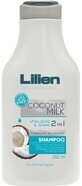 Lilien Shampoo f&#252;r alle Haartypen 2in1 Coconut Milk 350 ml