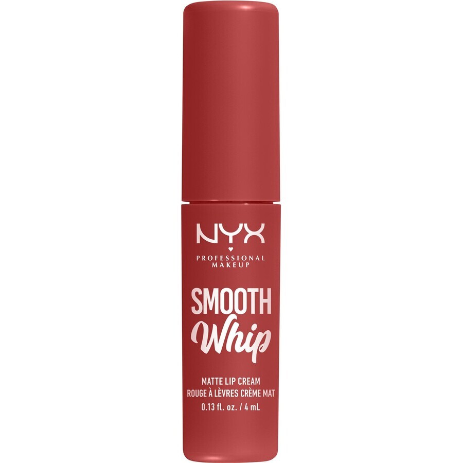 NYX Professional Makeup Smooth Smooth Whip Matte Lip Cream 05 Cream Parfait Matte Liquid Lipstick, 4 ml