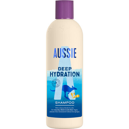 Aussie Tief feuchtigkeitsspendendes veganes Haarshampoo 300 ml