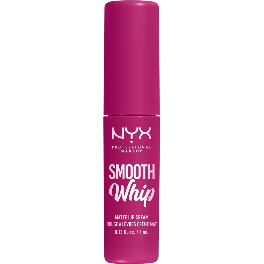 NYX Professional Makeup Smooth Whip Matte Lip Cream 09 Baby Frosting Matte Liquid Lipstick, 4 ml