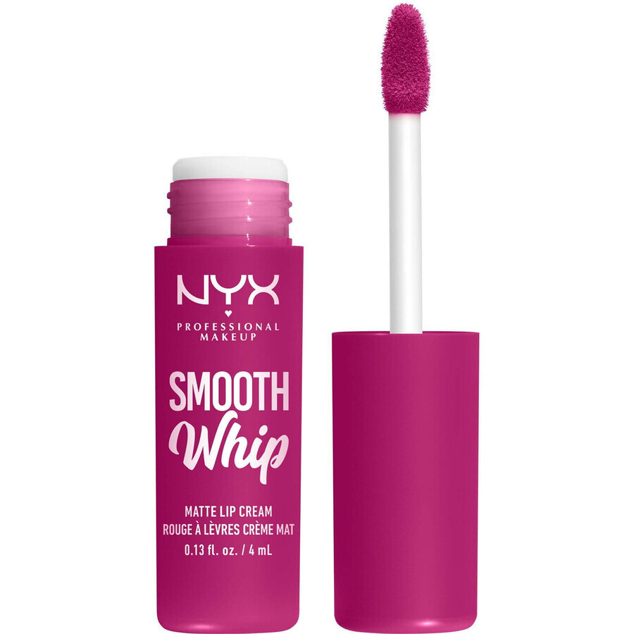 NYX Professional Makeup Smooth Whip Matte Lip Cream 09 Baby Frosting Matte Liquid Lipstick, 4 ml