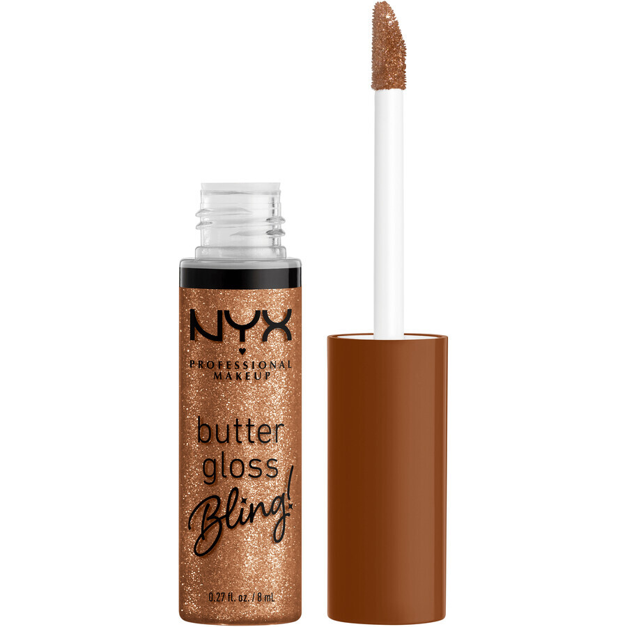 NYX Professional Makeup Butter Butter Lip Gloss Lipgloss bling 04 Pay Me in Gold