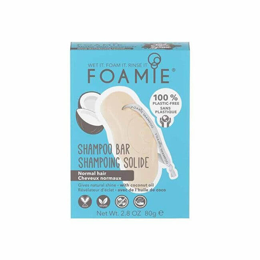 Foamie Stiff Shampoo für normales Haar Shake Your Coconuts 80 g