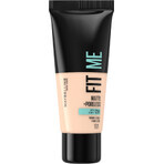 Maybelline New York NY Fit Me Matte and Poreless Makeup 101 Mattierendes Makeup für normale und ölige Haut 30 ml