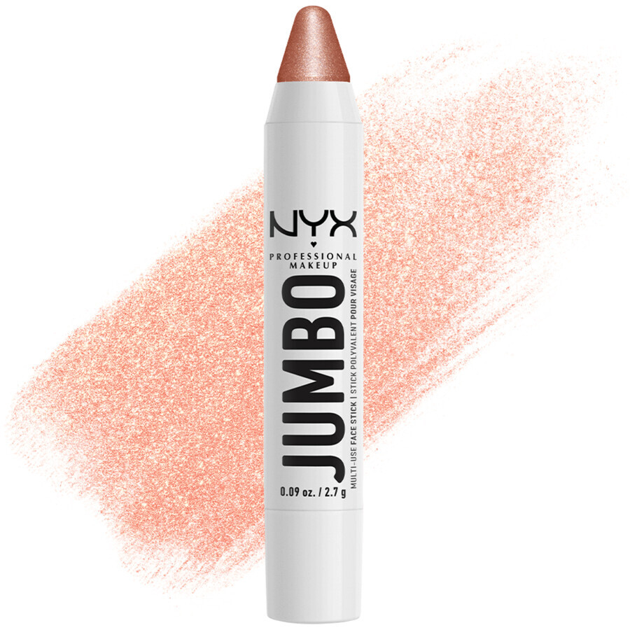 NYX Professional Makeup Jumbo Highlighter Stick 01 Flüssiger Highlighter Kokosnuss-Kuchen 2,7 g